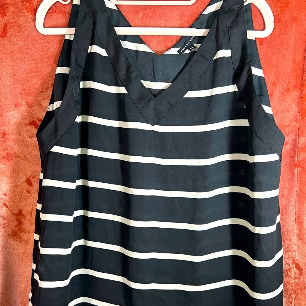 Woman’s satin tank top.